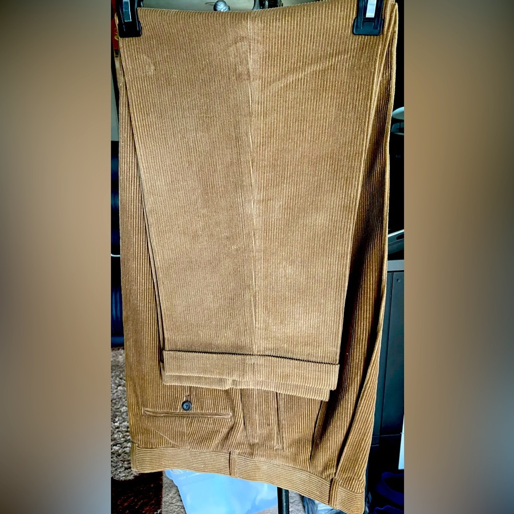 BRAGGI Men’s Corduroy pants, Brown color, size  38X32